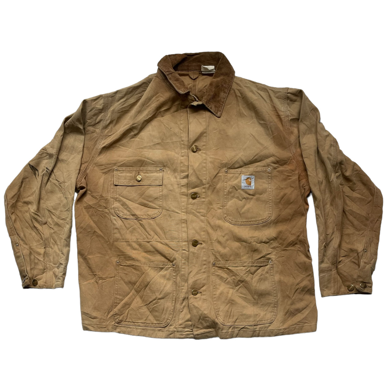 Carhartt Vintage Detroit Jacket Workwear L Size Camel A_43