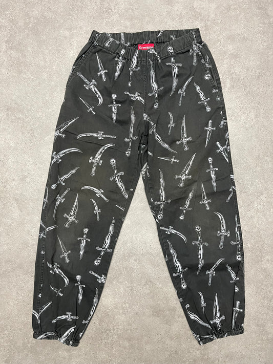 Supreme Dagger Pant Black (28X28) Size S Black