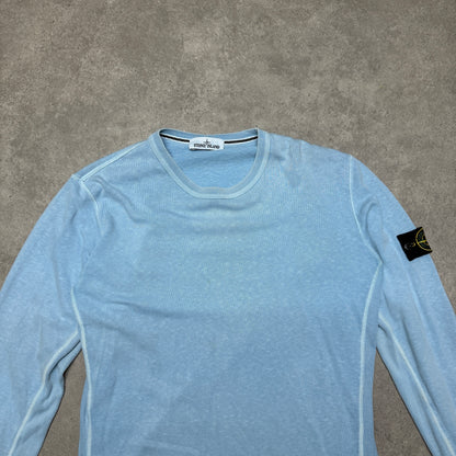 Vintage Stone Island Sweatshirt Size XL Baby Blue