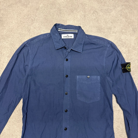 Vintage Stone Island Shirt Size M Navy