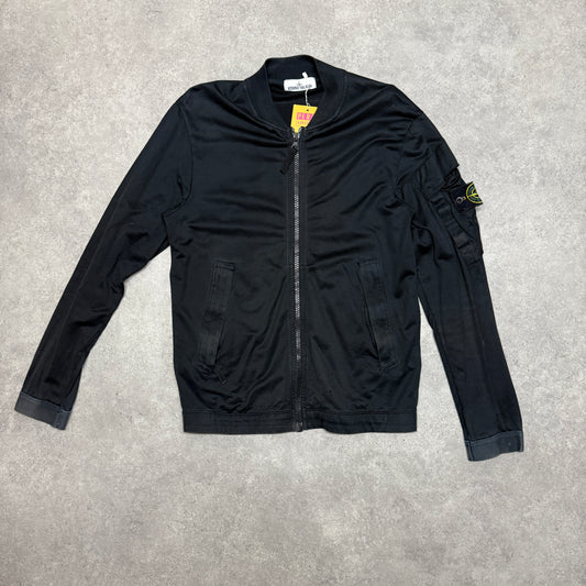 Vintage Stone Island Zip Up Lightweight Bomber Size M Black