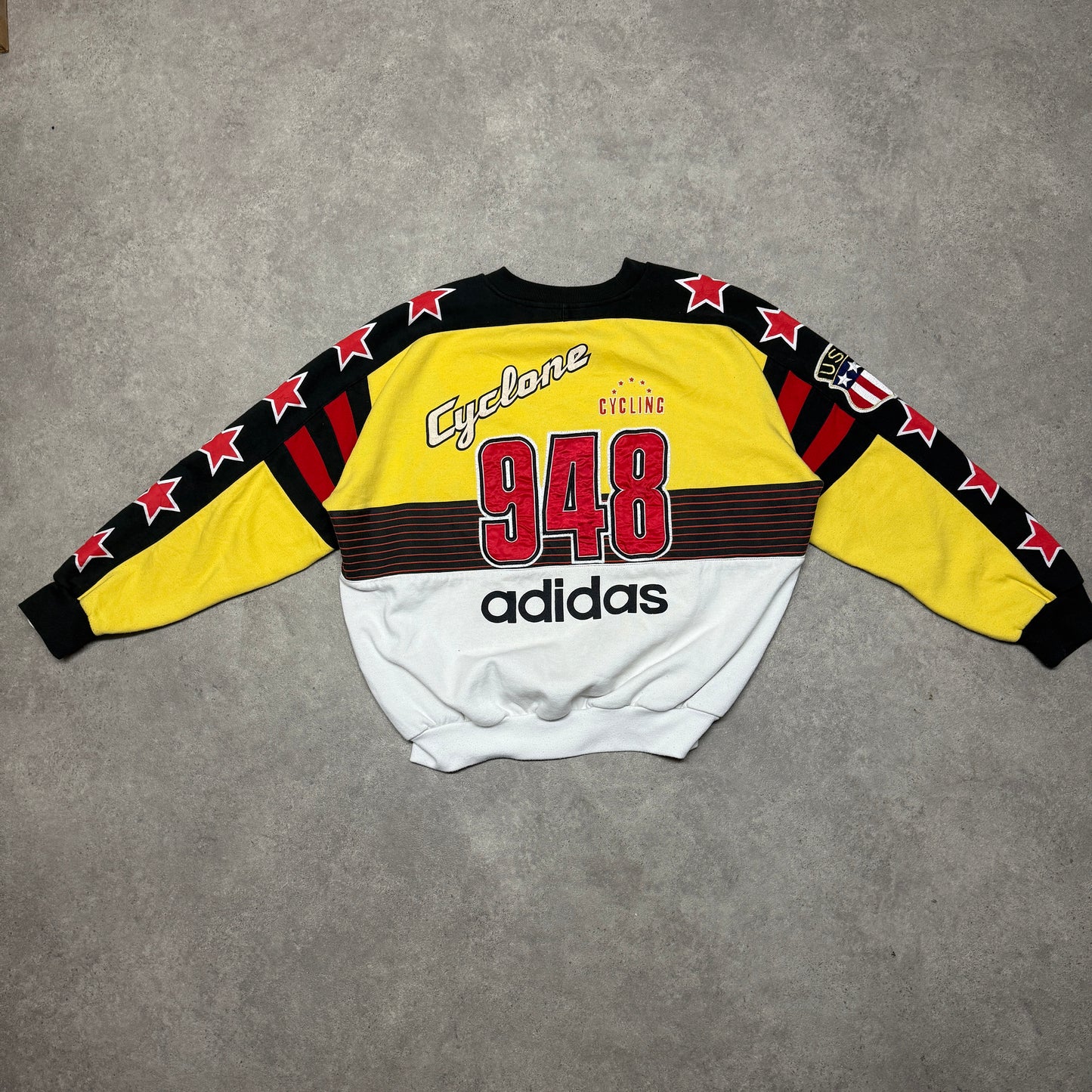 Adidas Rock Asap 80’S Vintage Sweatshirt Multi Colour Size