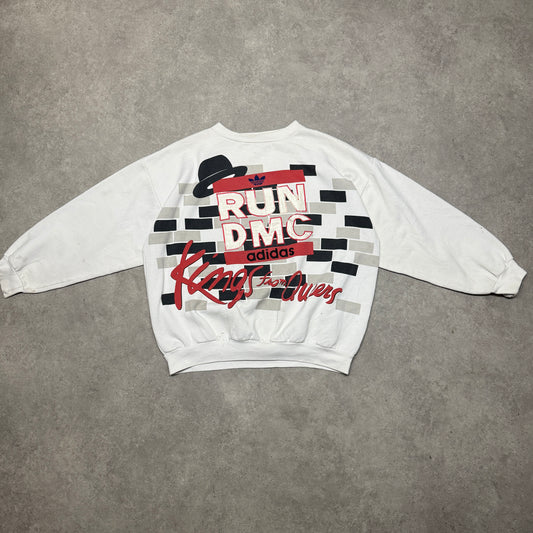 Adidas Vintage Run Dmc Sweatshirt Size XL White