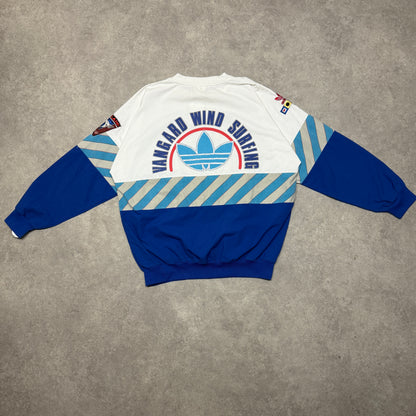 Adidas Vintage Wangard Wind Surfing Sweatshirt Size L White