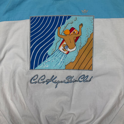 Adidas Vintage Coco Beach Sweatshirt Size XL White