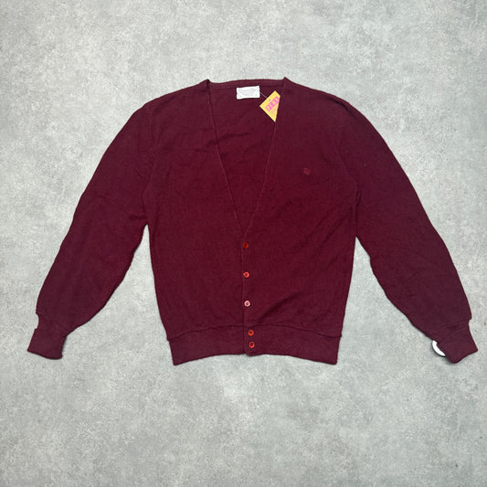 Cristian Dior Cardigan Size L Burgund