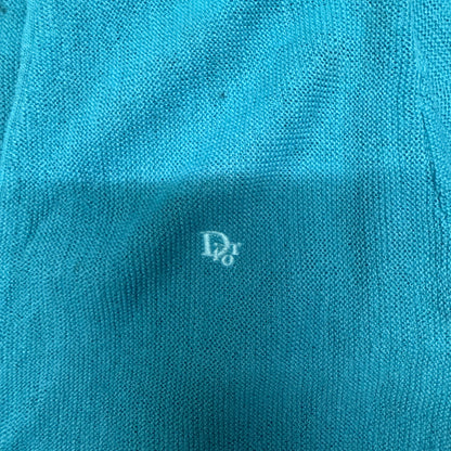 Cristian Dior Cardigan Size M Turquoise