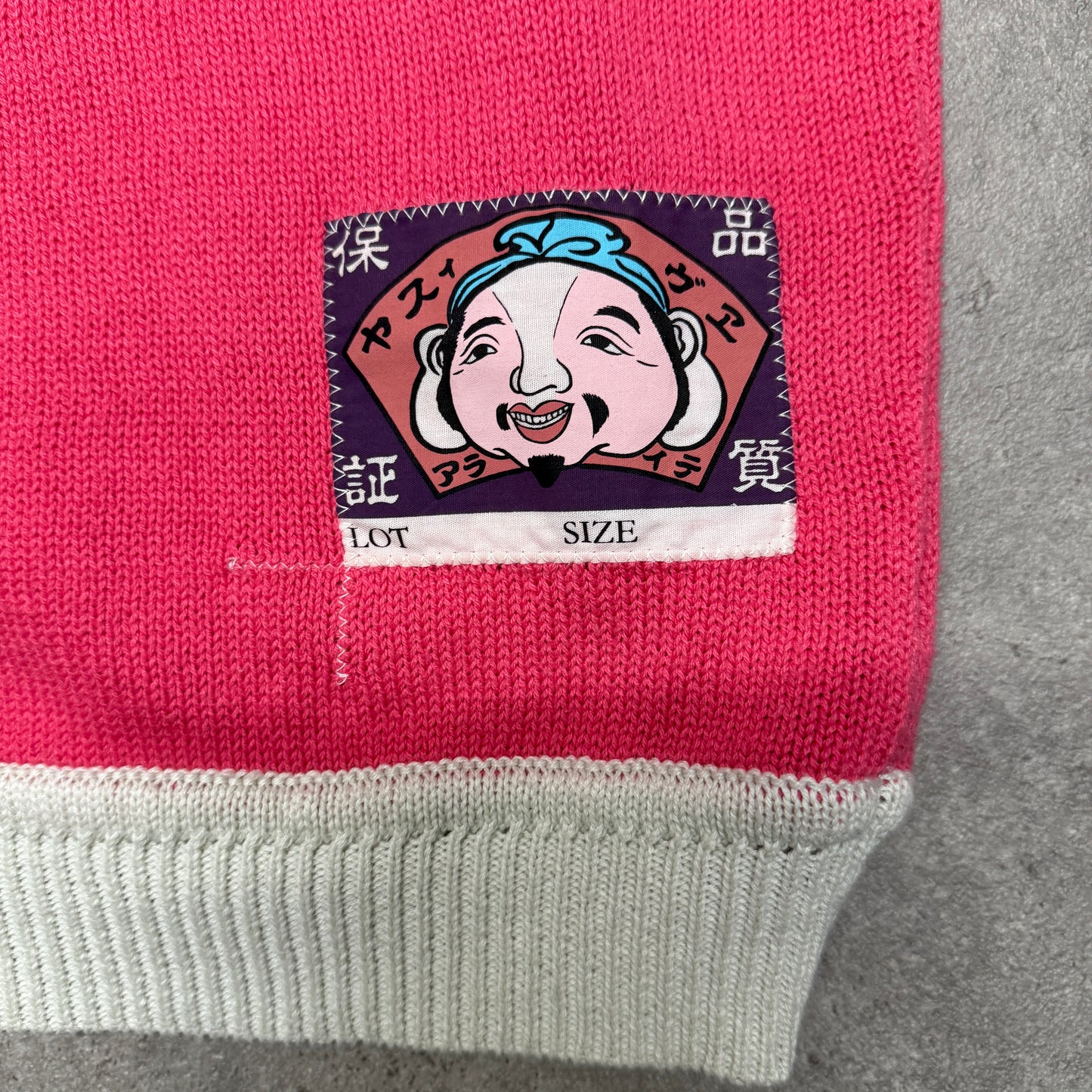 Evisu Cardigan Size Full Zip Up M Pink