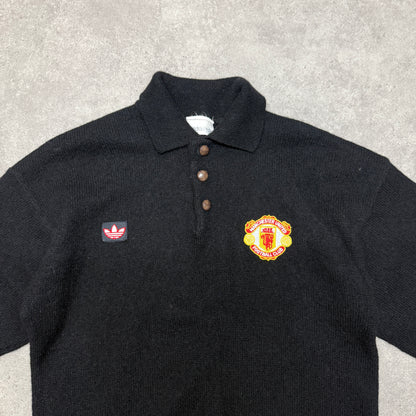 Adidas 90's Manchester United Jumper Size M Black