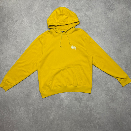 Stussy Hoodie Size XL Mustard