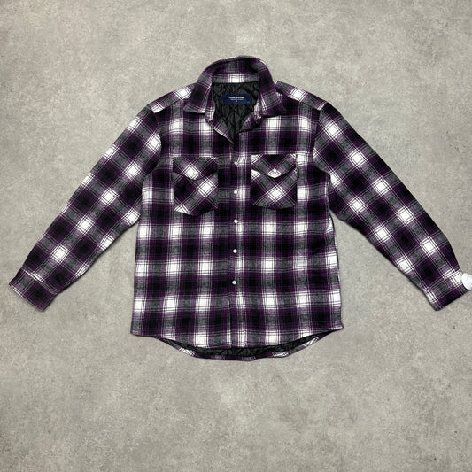 Noon Goons Tahoe Quilted Flannel Jacket Size S Purple