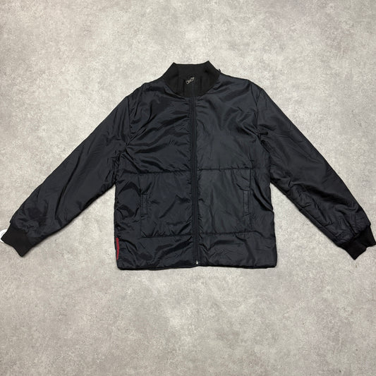 Vintage Prada Bomber Jacket Size M Black