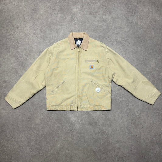 Carhartt Detroit Jacket Size L Cream