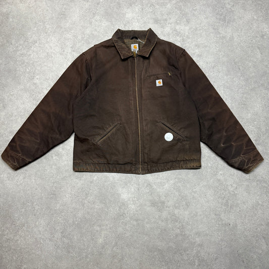 Carhartt Detroit Jacket Size XXL Brown