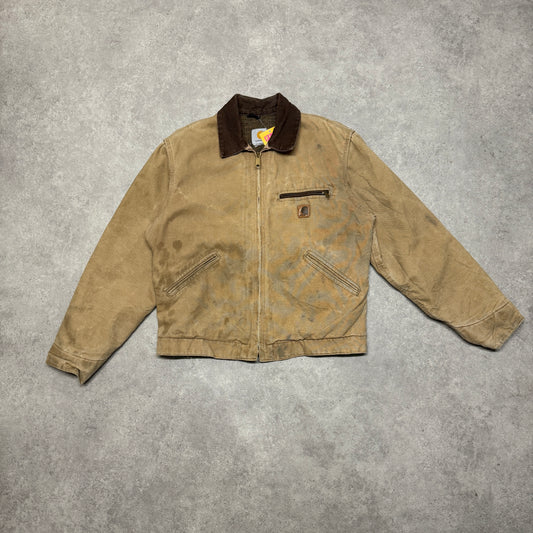 Carhartt Detroit Jacket Size M Mustard