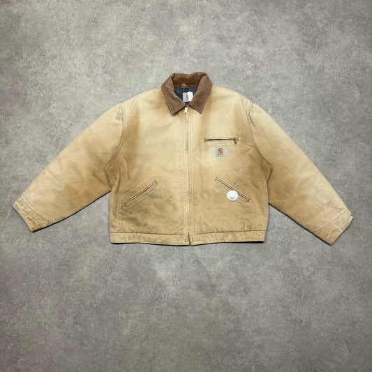 Carhartt Detroit Jacket Size XL Cream