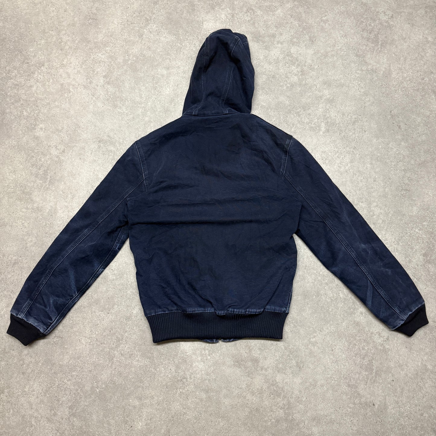 Carhartt Hoodie Jacket Size S Navy