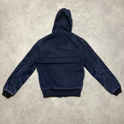 Carhartt Hoodie Jacket Size S Navy