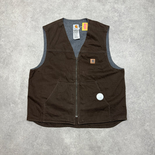 Carhartt Gilet Size XL Brown