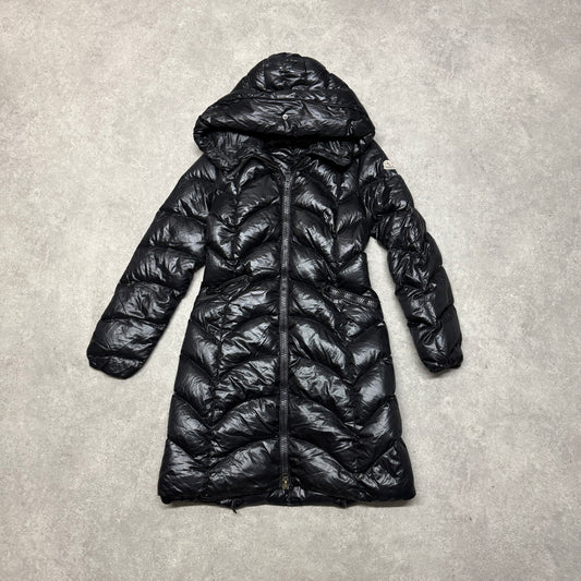 Moncler Long Puffer Size S Black