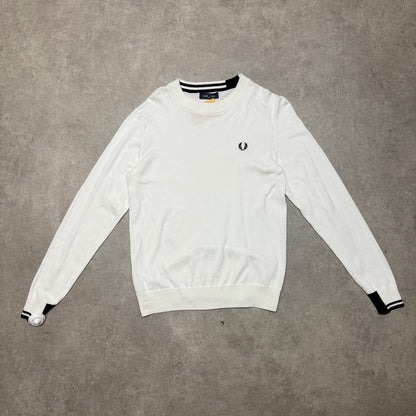 Fred Perry Jumper Size M White