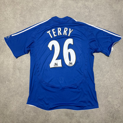 Chelsea John Terry 2006-07  Home Football Shirt Size XL Blue