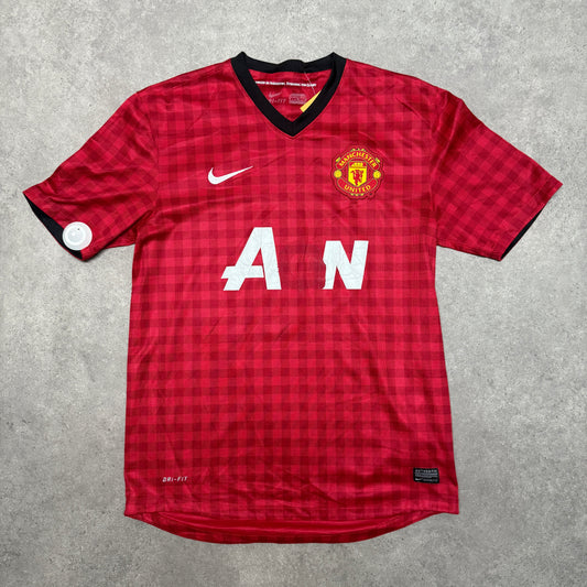 Manchester United 2012-13 Football Shirt Size M Red