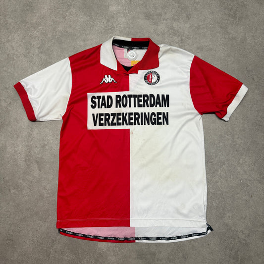 Vintage Kappa Feyenoord Wonderboy Football Shirt Size XXL Red