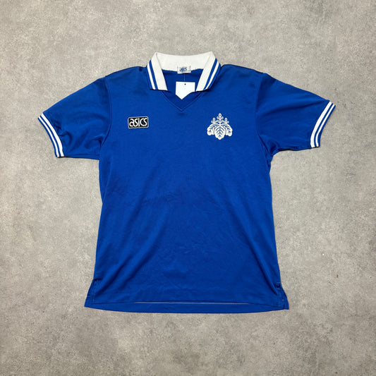 Asics Football Shirt Size L Blue