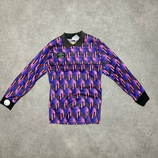 Umbro Vintage Goal Keeper Shirt Size S Multi Color