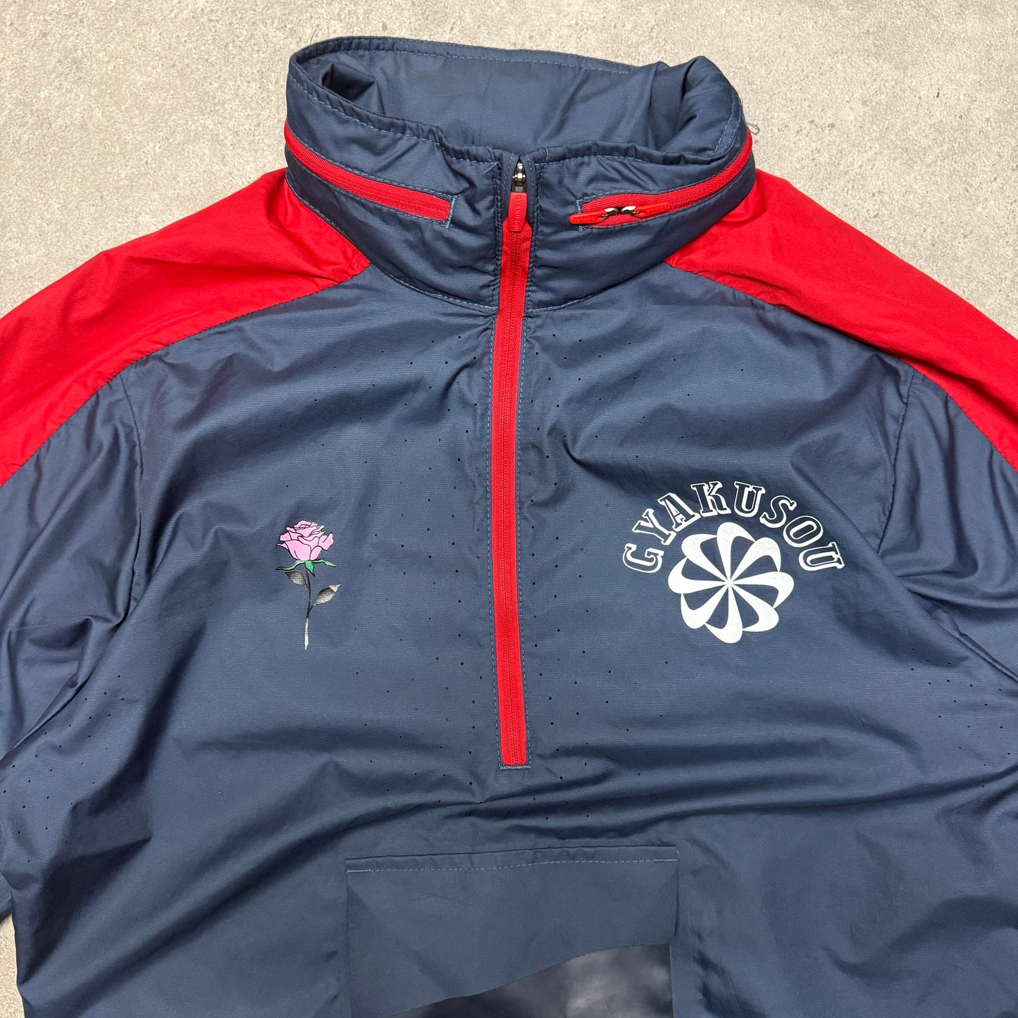 GYAKUSOU Runner Track Jacket Size XS Navy