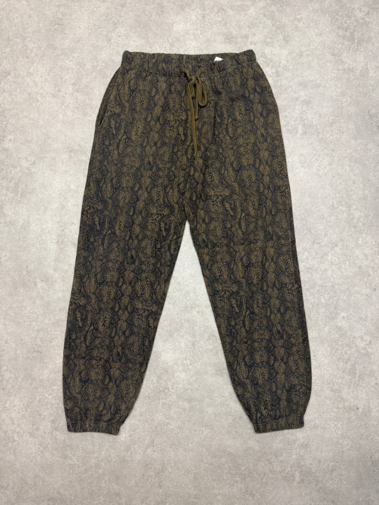 Noon Goons Mayhem Snake Jogger Pant Size M Brown