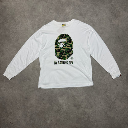 Bape Long TShirt Size 2XL White