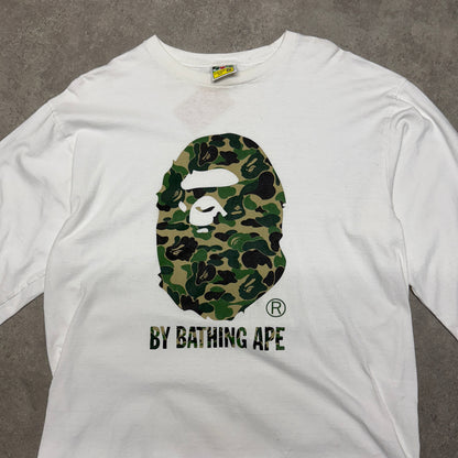 Bape Long TShirt Size 2XL White