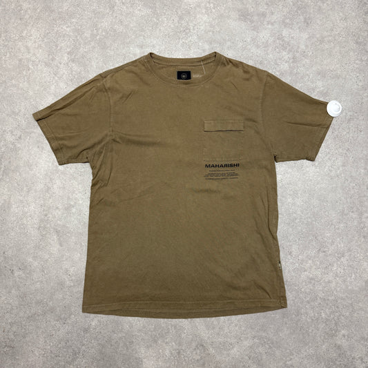 Maharishi T-Shirt Size M Khaki