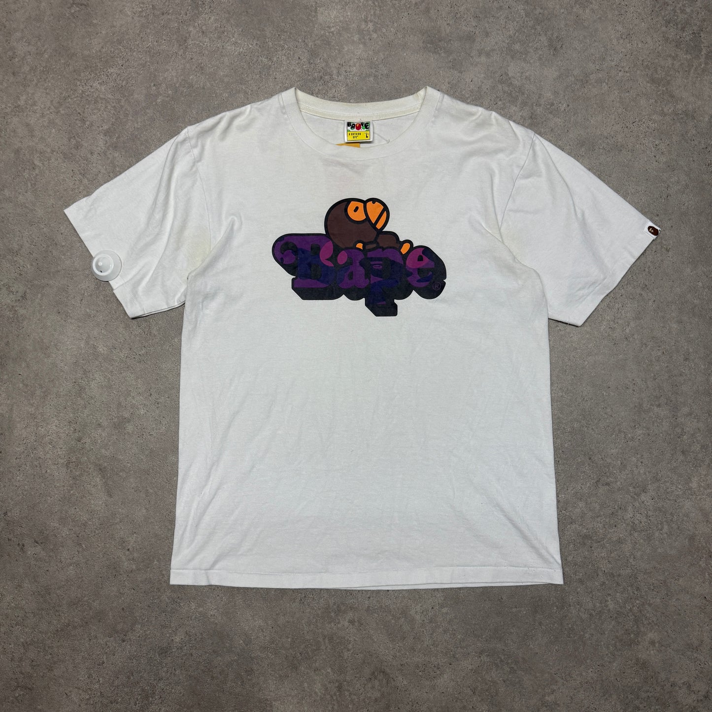 Bape T-shirt Size L White