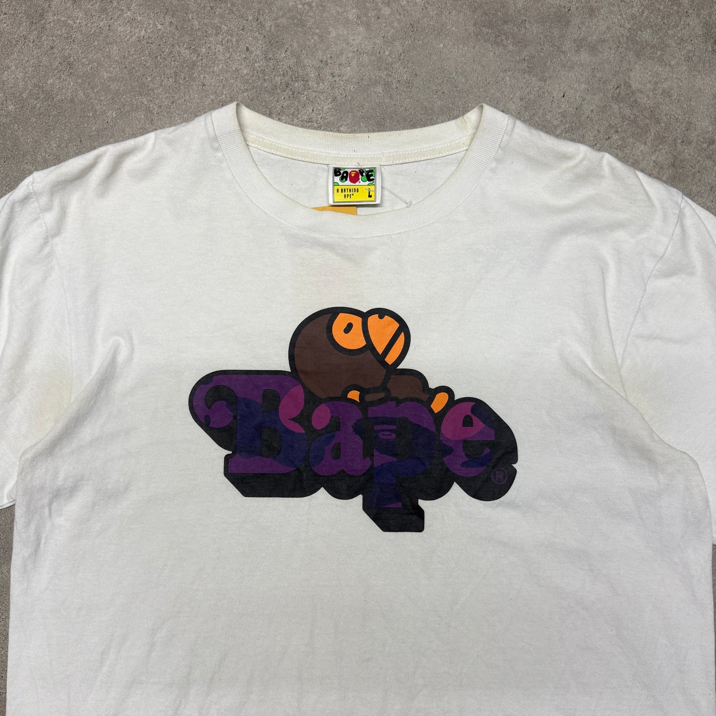 Bape T-shirt Size L White