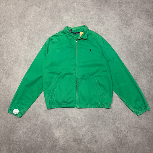 Polo Ralph Lauren Harrington Jacket Size M Green