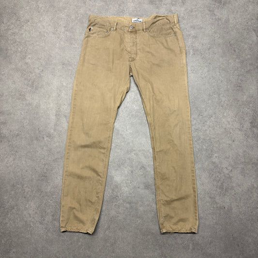 Vintage Stone Island Jogger Trousers (38X34) Beige