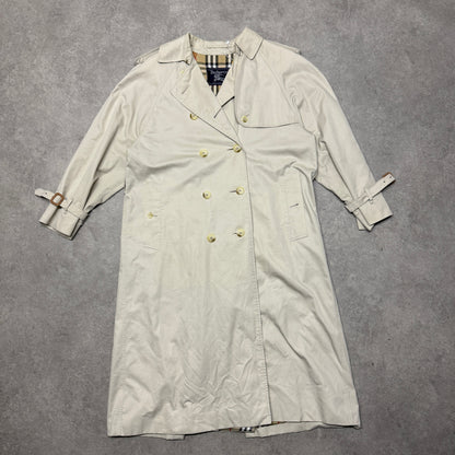 Burberry Trench Coat Size Double Breasted XL Beige