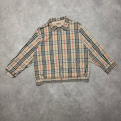 Burberry Reversible Harrington Jacket Size L Beige