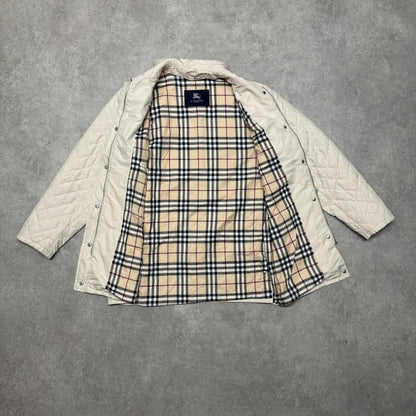 Burberry Quilted Jacket Size L Beige