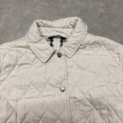 Burberry Quilted Jacket Size M Beige