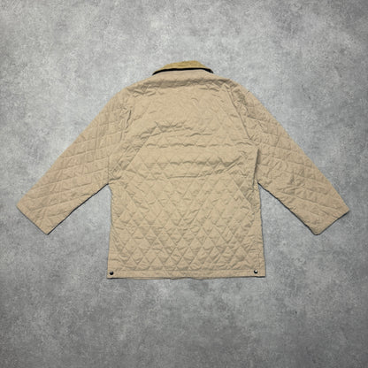 Burberry Quilted Jacket Size XL Beige