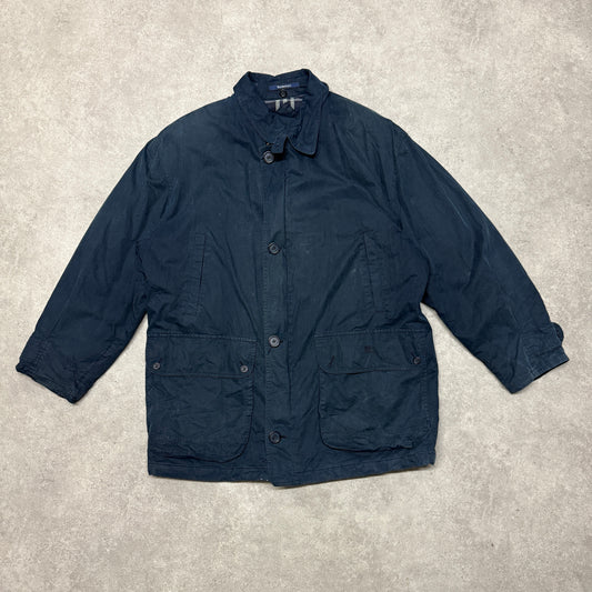 Vintage Burberry Jacket Size XL Navy