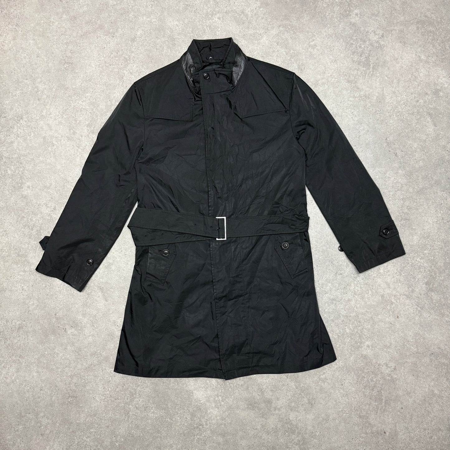 Burberry Trench Coat Size M Black