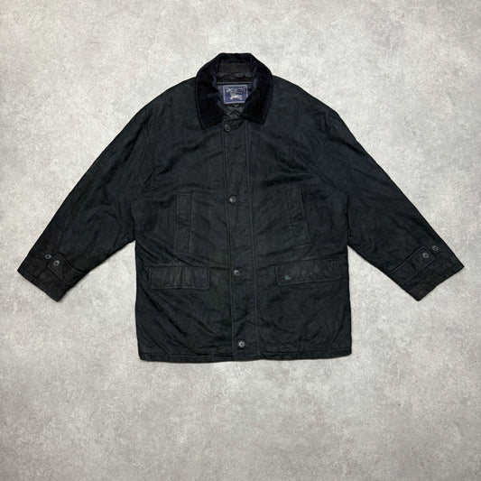 Vintage Burberry Jacket Size XL Black