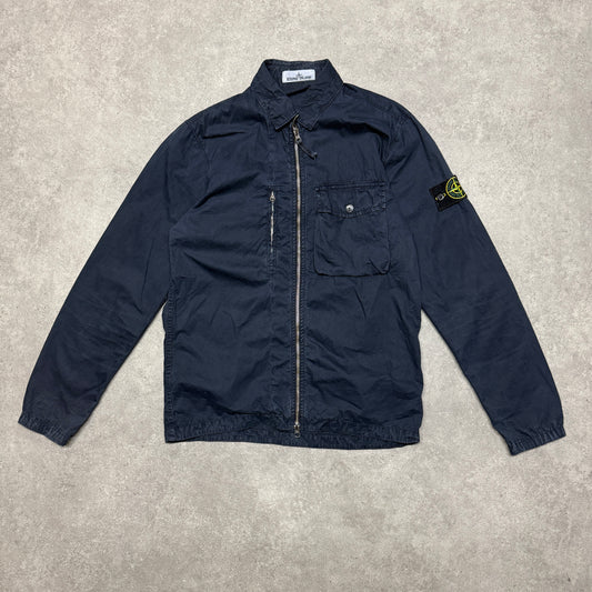 Stone Island Shirt Jacket Size S Navy