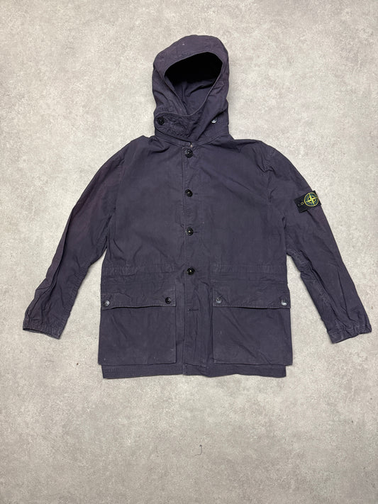 Stone Island Hooded Parka 2003 Size M Navy