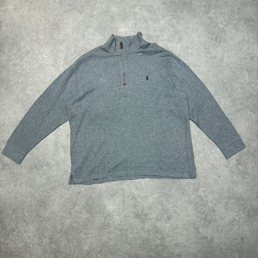 Polo Ralph Lauren Quarter Zip Size 2XL Grey